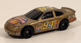 1998 McDonald's Hot Wheels NASCAR 50th Anniversary #94 Bill Elliot 8/8 Gold Die Cast Toy Race Car Vehicle