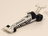 1993 Hot Wheels McDonald's Dragster Funny Car White Black Die Cast Toy Race Car Vehicle