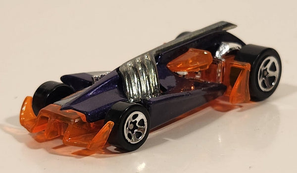 2001 Hot Wheels First Editions Vulture Roadster Purple Orange Die Cast Toy Car Vehicle