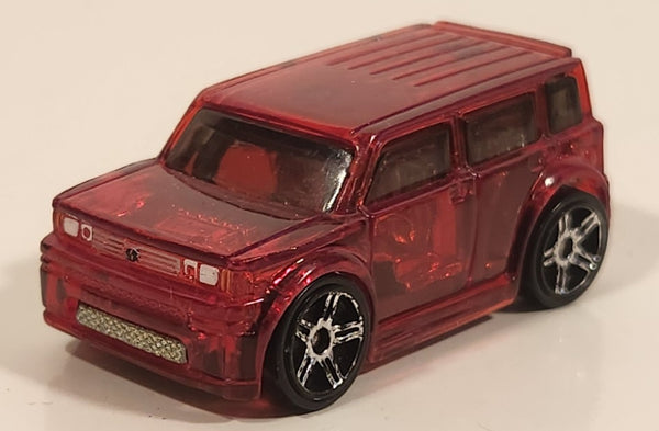 2005 Hot Wheels First Editions: X-Raycers Scion xB Clear Red Die Cast Toy Car Vehicle
