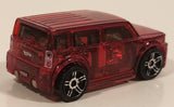 2005 Hot Wheels First Editions: X-Raycers Scion xB Clear Red Die Cast Toy Car Vehicle