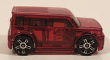 2005 Hot Wheels First Editions: X-Raycers Scion xB Clear Red Die Cast Toy Car Vehicle