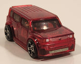 2005 Hot Wheels First Editions: X-Raycers Scion xB Clear Red Die Cast Toy Car Vehicle