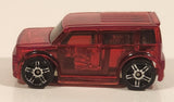 2005 Hot Wheels First Editions: X-Raycers Scion xB Clear Red Die Cast Toy Car Vehicle
