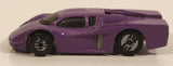 1988 Hot Wheels GT Racer Painted Purple Die Cast Toy Car Vehicle