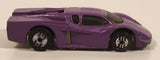 1988 Hot Wheels GT Racer Painted Purple Die Cast Toy Car Vehicle