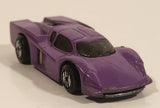 1988 Hot Wheels GT Racer Painted Purple Die Cast Toy Car Vehicle