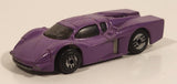 1988 Hot Wheels GT Racer Painted Purple Die Cast Toy Car Vehicle
