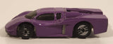 1988 Hot Wheels GT Racer Painted Purple Die Cast Toy Car Vehicle