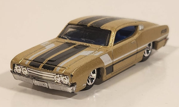 2015 Hot Wheels Multipack Exclusive '69 Ford Torino Talladega Metallic Gold Die Cast Toy Muscle Car Vehicle