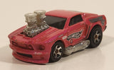 2006 Hot Wheels Tooned 1968 Mustang Pink Die Cast Toy Muscle Car Vehicle