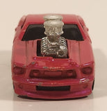 2006 Hot Wheels Tooned 1968 Mustang Pink Die Cast Toy Muscle Car Vehicle