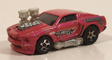 2006 Hot Wheels Tooned 1968 Mustang Pink Die Cast Toy Muscle Car Vehicle