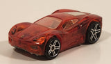 2005 Hot Wheels First Editions: X‑Raycers Ferrari 360 Modena Clear Red Die Cast Toy Car Vehicle