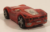 2005 Hot Wheels First Editions: X‑Raycers Ferrari 360 Modena Clear Red Die Cast Toy Car Vehicle