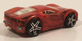 2005 Hot Wheels First Editions: X‑Raycers Ferrari 360 Modena Clear Red Die Cast Toy Car Vehicle