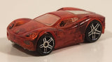 2005 Hot Wheels First Editions: X‑Raycers Ferrari 360 Modena Clear Red Die Cast Toy Car Vehicle