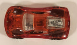 2005 Hot Wheels First Editions: X‑Raycers Ferrari 360 Modena Clear Red Die Cast Toy Car Vehicle