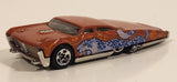 2005 Hot Wheels Wild Cats Slikt Back Orange Die Cast Toy Car Vehicle