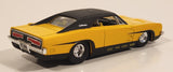 2007 Hot Wheels G-Machines: Pure Vision (Series 1) '69 Dodge Charger Yellow with Black Roof 1/50 Scale Die Cast Toy Car Vehicle