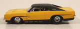 2007 Hot Wheels G-Machines: Pure Vision (Series 1) '69 Dodge Charger Yellow with Black Roof 1/50 Scale Die Cast Toy Car Vehicle