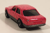 1993 Hot Wheels Mercedes 380 SEL Pink with Red Glitter Die Cast Toy Car Vehicle