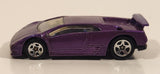 1995 Hot Wheels Lamborghini Diablo Purple Die Cast Toy Exotic Sports Car Vehicle