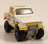 1998 Hot Wheels Mixed Signals Street Roader White Die Cast Toy Car Vehicle