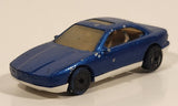 1990 Hot Wheels BMW 850i Painted Blue Die Cast Toy Car Vehicle