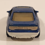 1990 Hot Wheels BMW 850i Painted Blue Die Cast Toy Car Vehicle