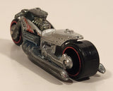 2005 Hot Wheels First Editions Realistix Airy 8 Metalflake Silver Motorcycle Die Cast Toy Vehicle