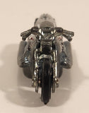 2005 Hot Wheels First Editions Realistix Airy 8 Metalflake Silver Motorcycle Die Cast Toy Vehicle