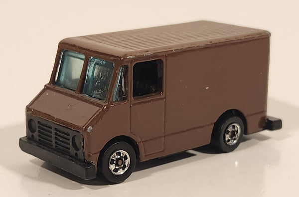 1976 Hot Wheels Letter Getter Mail Truck Painted Brown Die Cast Toy Car Delivery Vehicle