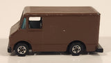 1976 Hot Wheels Letter Getter Mail Truck Painted Brown Die Cast Toy Car Delivery Vehicle