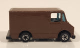 1976 Hot Wheels Letter Getter Mail Truck Painted Brown Die Cast Toy Car Delivery Vehicle