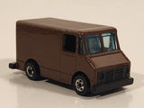 1976 Hot Wheels Letter Getter Mail Truck Painted Brown Die Cast Toy Car Delivery Vehicle