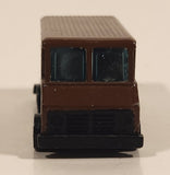1976 Hot Wheels Letter Getter Mail Truck Painted Brown Die Cast Toy Car Delivery Vehicle