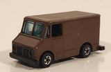 1976 Hot Wheels Letter Getter Mail Truck Painted Brown Die Cast Toy Car Delivery Vehicle