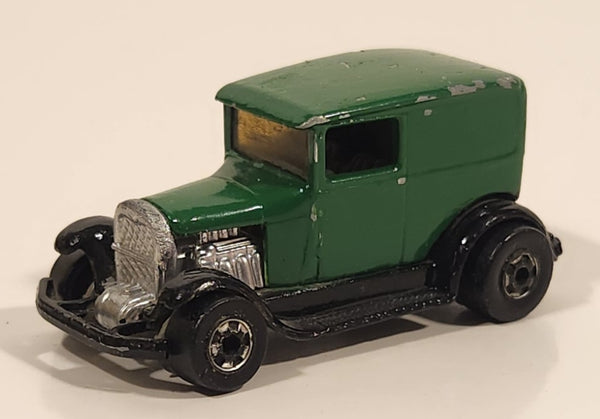 Vintage 1977 Hot Wheels A-OK Painted Green Die Cast Toy Car Vehicle