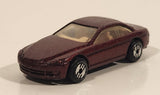 1995 Hot Wheels Lexus SC400 Metallic Burgundy Die Cast Toy Car Vehicle