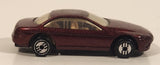 1995 Hot Wheels Lexus SC400 Metallic Burgundy Die Cast Toy Car Vehicle