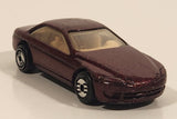 1995 Hot Wheels Lexus SC400 Metallic Burgundy Die Cast Toy Car Vehicle