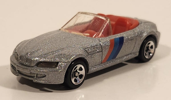 1997 Hot Wheels First Editions BMW M Roadster Silver Die Cast Toy Car Vehicle