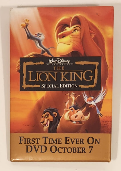 Walt Disney Pictures Presents The Lion King Special Edition Movie 2" x 3" Promotional Pin