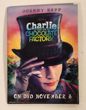 2005 Warner Bros. Charlie And The Chocolate Factory Movie 2 1/2" x 3 1/2" Promotional Pin