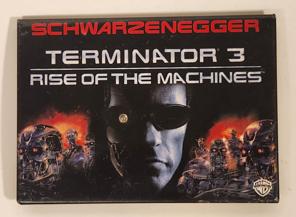 2003 Warner Bros. Schwarzenegger Terminator 3 Rise of The Machines Movie 2 1/2" x 3 1/2" LED Promotional Pin