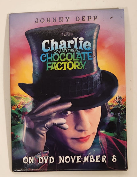 2005 Warner Bros. Charlie And The Chocolate Factory Movie 2 1/2" x 3 1/2" Promotional Pin