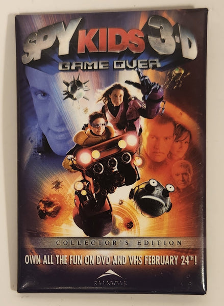 2003 Miramax Film Corp Alliance Atlantis Spy Kids 3-D Game Over Collector's Edition Movie 2" x 3" Promotional Pin