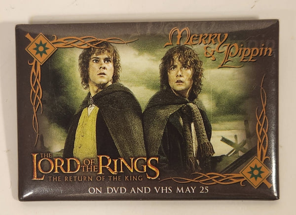 2004 New Line Productions The Lord Of The Rings The Return Of The King Merry & Pippin Movie 2" x 3" Promotional Pin