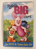 Walt Disney Pictures Presents Piglet's Big Movie 2" x 3" Promotional Pin